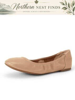 Womens Comfort Ballet Flats Memory Foam Slip On Shoes